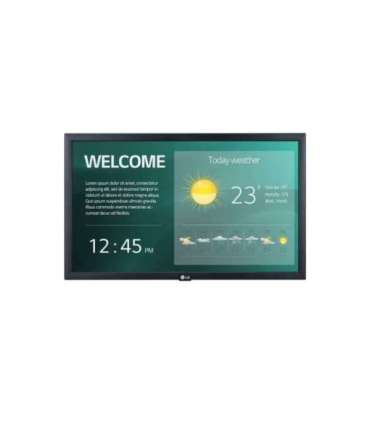 LG 22SM3G-B 21.5“ 1920x1080/250cd/m2/14ms/ HDMI USB LG 22SM3G 21.5 " Landscape 16/7 WebOS 250 cd/m² |