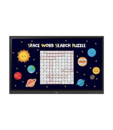 LG UHD IR-Type Touch Interactive Digital Board 75TR3DK-B 75 " 390 cd/m² Landscape 16/7 Android Wi-Fi |