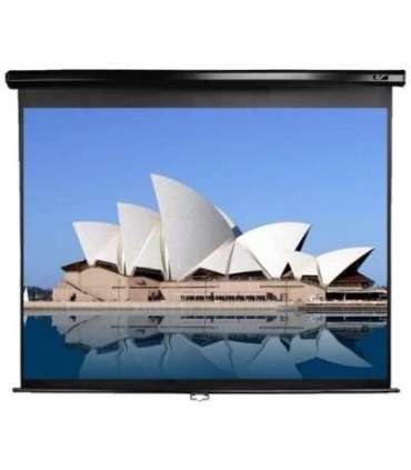 Elite Screens Manual Series M113UWS1 Diagonal 113 " 1:1 Viewable screen width (W) 203 cm Black