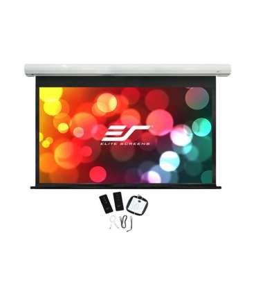 Elite Screens Saker Series SK110XHW-E12 Diagonal 110 " 16:10 Viewable screen width (W) 244 cm White