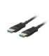 LANBERG HDMI CABLE LANBERG HDMI CABLE M/M V2.1 10M OPTICAL AOC BLACK
