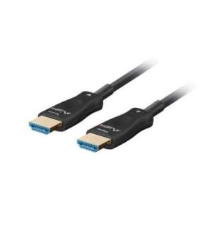 LANBERG HDMI CABLE LANBERG HDMI CABLE M/M V2.1 10M OPTICAL AOC BLACK