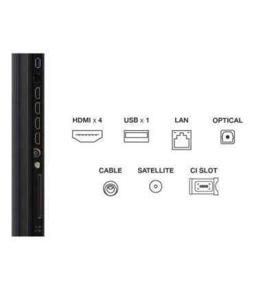 TCL 55C7K TV 139.7 cm (55") 4K Ultra HD Smart TV Wi-Fi Metallic 2600 cd/m²