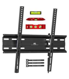 Maclean MC-748A TV or Monitor Mount, TV Wall Holder, Handle, max VESA 400x400, 32-70", 45kg, Black