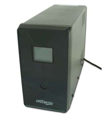 EnerGenie UPS with USB and LCD display, Black 1200 VA