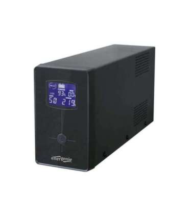 EnerGenie UPS with USB and LCD display, Black 1200 VA