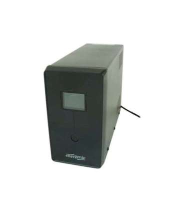 EnerGenie UPS with USB and LCD display, Black 1200 VA
