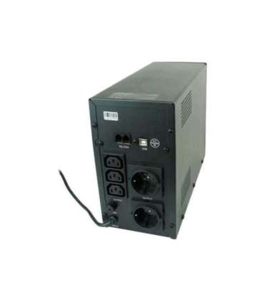 EnerGenie UPS with USB and LCD display, Black 1200 VA