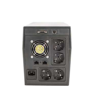 Digitus Line-Interactive UPS Line-Interactive UPS DN-170074, 1000VA, 600W, 2x 12V/7Ah battery, 4x CEE 7/7 outlet, 2x