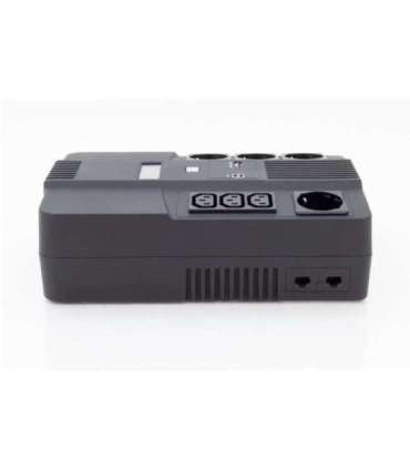 Digitus All-in-One UPS All-in-One UPS, 800VA/480W, LED 12V/9Ah x1, 4x CEE 7/7,3x IEC C13, USB, RJ45 800 VA 480 W