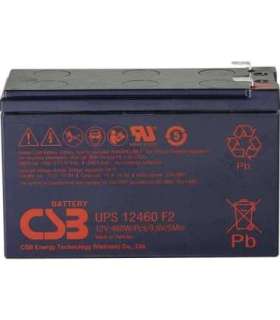 CSB Battery Battery 12V, 9Ah, AGM UPS12460F2 460 W