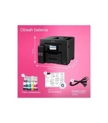 Epson Multifunctional Printer EcoTank L6550 Inkjet Colour Inkjet Multifunctional Printer A4 Wi-Fi Black