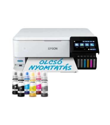 Epson Wireless Photo Printer EcoTank L8160 Inkjet Colour Inkjet Multifunctional Printer A4 Wi-Fi Grey