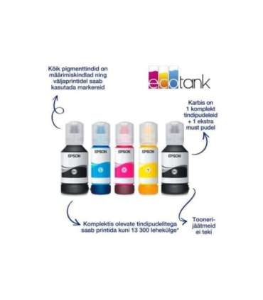 Epson Multifunctional printer EcoTank L6490 Inkjet Colour 4-in-1 Wi-Fi Black and white