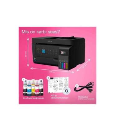 Epson Multifunctional printer EcoTank L5590 Inkjet Colour Inkjet Multifunctional Printer A4 Wi-Fi Black