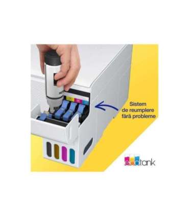 Epson Multifunctional Printer EcoTank L3276 Inkjet Colour 3-in-1 A4 Wi-Fi White