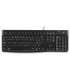 Logitech K120 Standard Wired EN/LT 1.5 m Black USB Port Lithuanian 55 g
