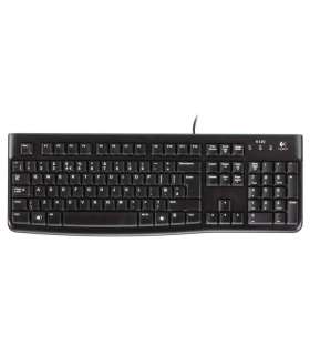 Logitech K120 Standard Wired EN/LT 1.5 m Black USB Port Lithuanian 55 g