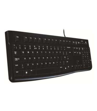 Logitech K120 Standard Wired EN/LT 1.5 m Black USB Port Lithuanian 55 g