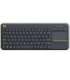 Logitech K400 Plus Keyboard with Trackpad Wireless US Black USB port