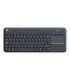 Logitech K400 Plus Keyboard with Trackpad Wireless US Black USB port