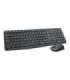 Logitech MK235 Keyboard and Mouse Set Wireless Mouse included Batteries included US Black 475 g