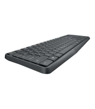 Logitech MK235 Keyboard and Mouse Set Wireless Mouse included Batteries included US Black 475 g