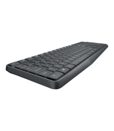 Logitech MK235 Keyboard and Mouse Set Wireless Mouse included Batteries included US Black 475 g