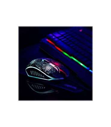 Logilink Gaming-Set, keyboard, mouse and mouspad ID0185 Metal Keyboard, Mouse and Pad Set Wired Mouse