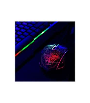 Logilink Gaming-Set, keyboard, mouse and mouspad ID0185 Metal Keyboard, Mouse and Pad Set Wired Mouse