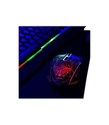 Logilink Gaming-Set, keyboard, mouse and mouspad ID0185 Metal Keyboard, Mouse and Pad Set Wired Mouse