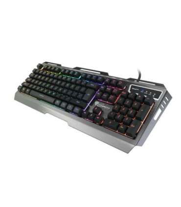 Genesis Rhod 420 Gaming keyboard Wired RGB LED light US 1.6 m Black