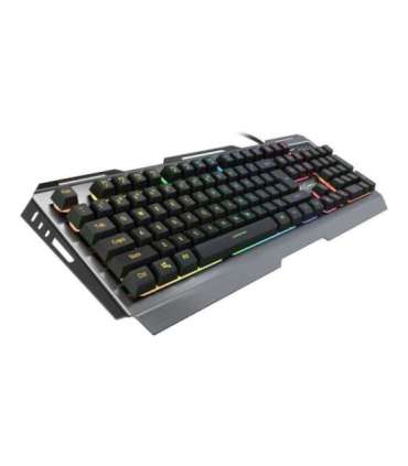 Genesis Rhod 420 Gaming keyboard Wired RGB LED light US 1.6 m Black