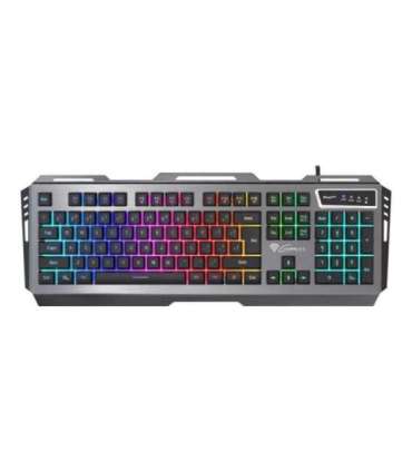 Genesis Rhod 420 Gaming keyboard Wired RGB LED light US 1.6 m Black