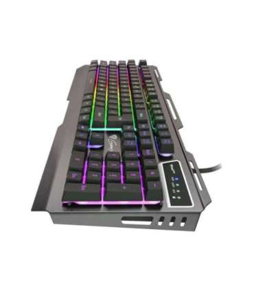 Genesis Rhod 420 Gaming keyboard Wired RGB LED light US 1.6 m Black