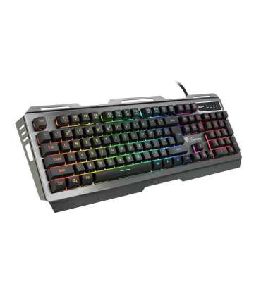 Genesis Rhod 420 Gaming keyboard Wired RGB LED light US 1.6 m Black