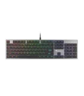 GENESIS THOR 420 Gaming Keyboard, US Layout, Wired, Silver Genesis THOR 420 Silver Gaming keyboard Wired RGB