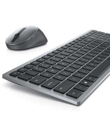 Dell Keyboard and Mouse KM7120W Keyboard and Mouse Set Wireless Batteries included US Bluetooth Titan