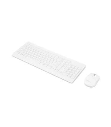 Lenovo Wireless Combo Keyboard & Mouse 510 White Keyboard and Mouse Combo 2.4 GHz Wireless via Nano USB |