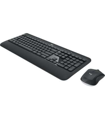 Logitech MK540 Advanced Keyboard and Mouse Set Wireless Mouse included Batteries included US Black USB |