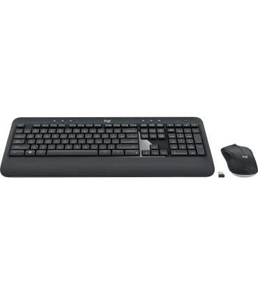 Logitech MK540 Advanced Keyboard and Mouse Set Wireless Mouse included Batteries included US Black USB |
