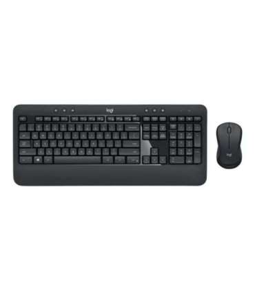 Logitech MK540 Advanced Keyboard and Mouse Set Wireless Mouse included Batteries included US Black USB |
