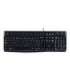 Logitech Desktop MK120 Wired keyboard USB Mouse included US Black