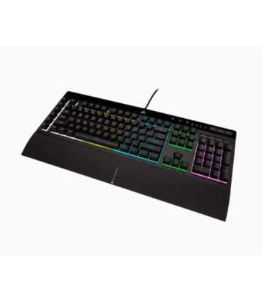 Corsair Rubber Dome Gaming Keyboard K55 RGB PRO Gaming keyboard Wired RGB LED light US Black