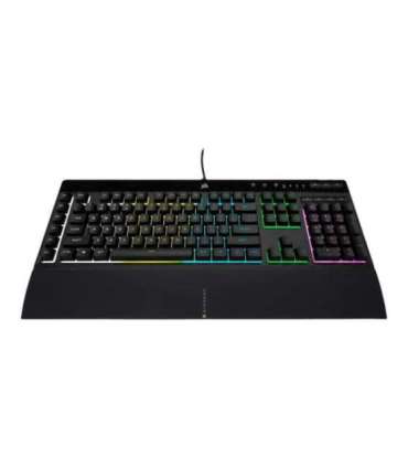 Corsair Rubber Dome Gaming Keyboard K55 RGB PRO Gaming keyboard Wired RGB LED light US Black