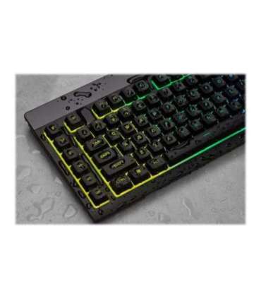Corsair Rubber Dome Gaming Keyboard K55 RGB PRO Gaming keyboard Wired RGB LED light US Black