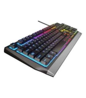 Genesis Rhod 300 RGB Black Gaming keyboard Wired RGB LED light US 1.75 m
