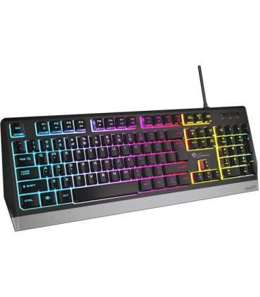 Genesis Rhod 300 RGB Black Gaming keyboard Wired RGB LED light US 1.75 m