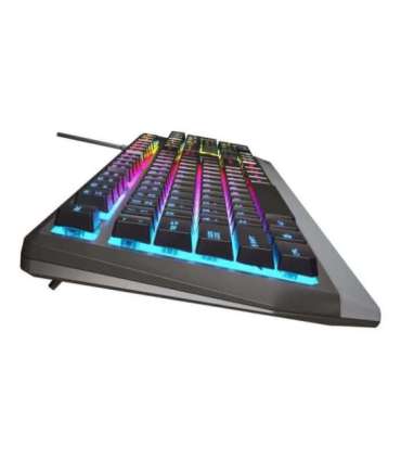 Genesis Rhod 300 RGB Black Gaming keyboard Wired RGB LED light US 1.75 m