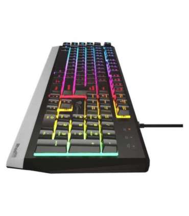 Genesis Rhod 300 RGB Black Gaming keyboard Wired RGB LED light US 1.75 m